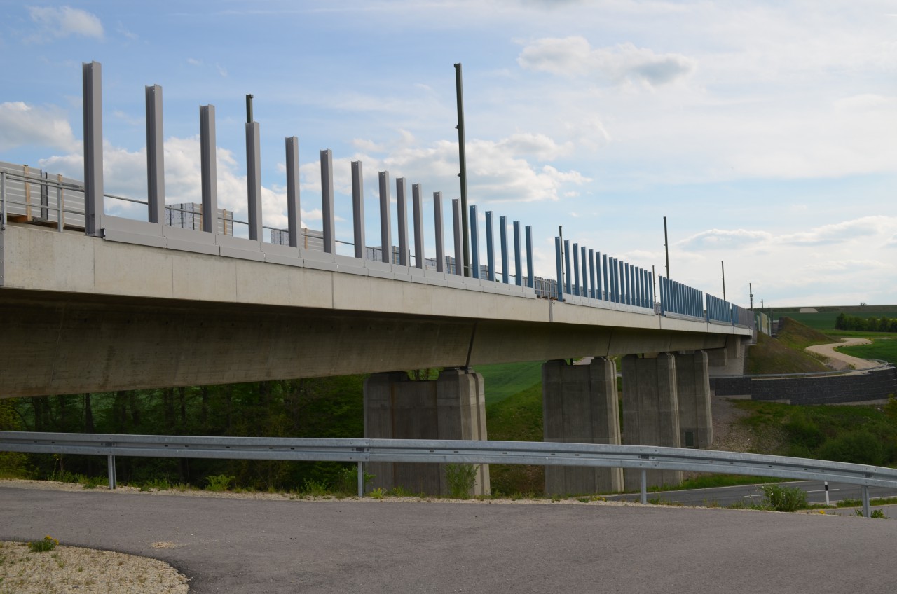 EÜ Mühlbachbrücke-Blickrichtung Tunnel Lichtenholz